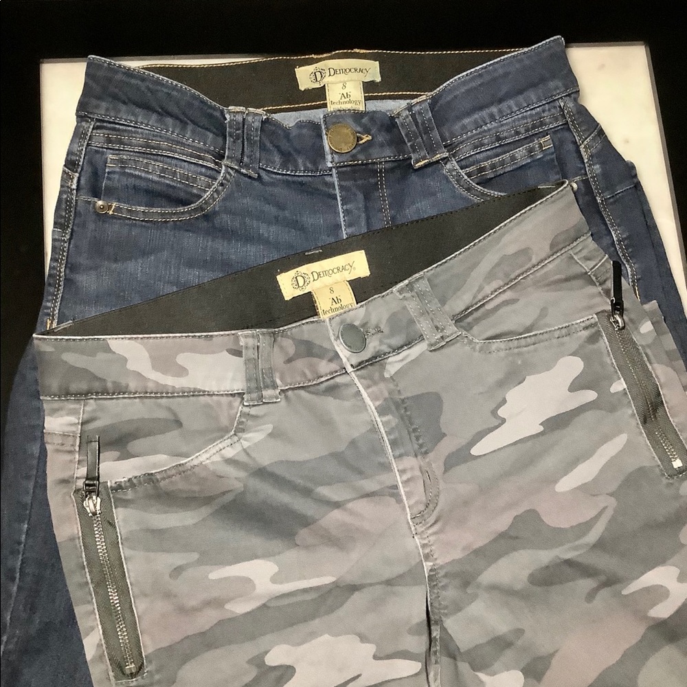 2 Pairs DEMOCRACY AB-Technology Stretchy Jeans